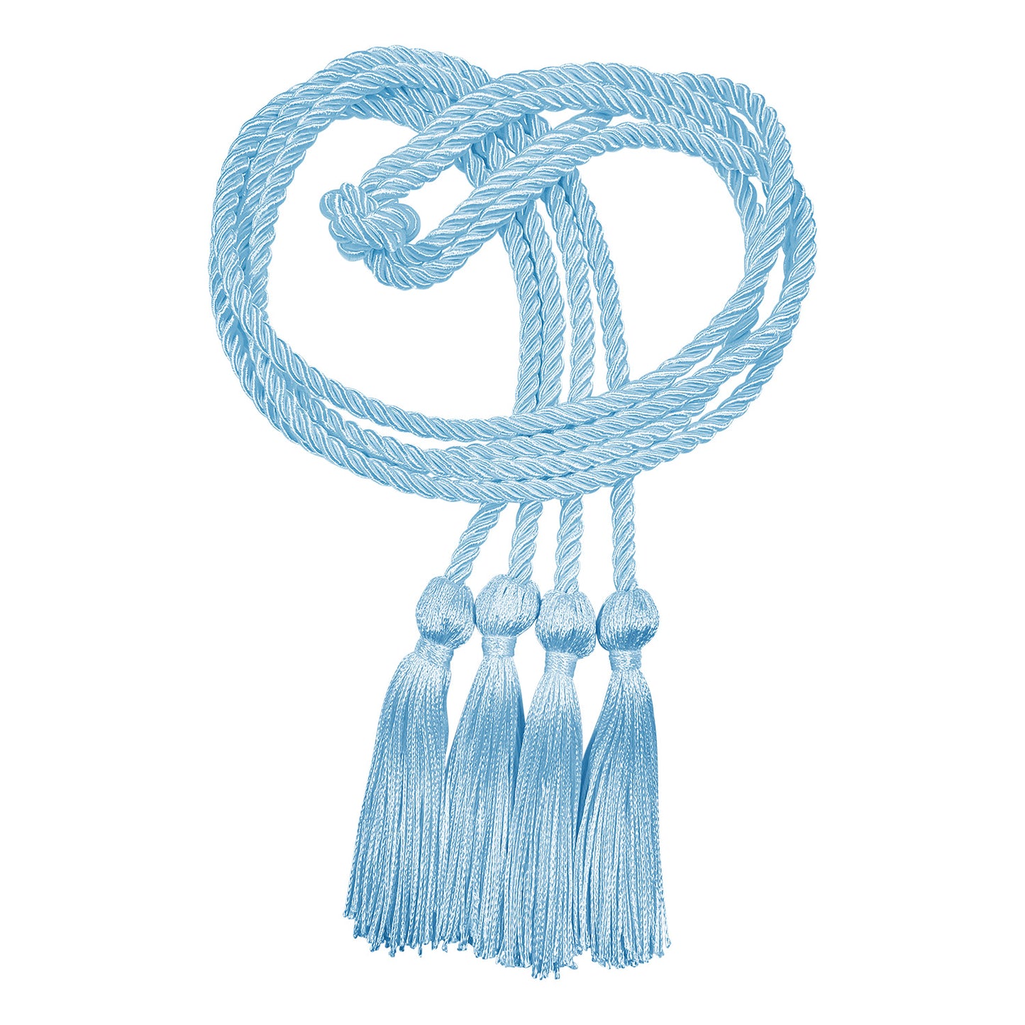 Double Light Blue Graduation Honor Cord