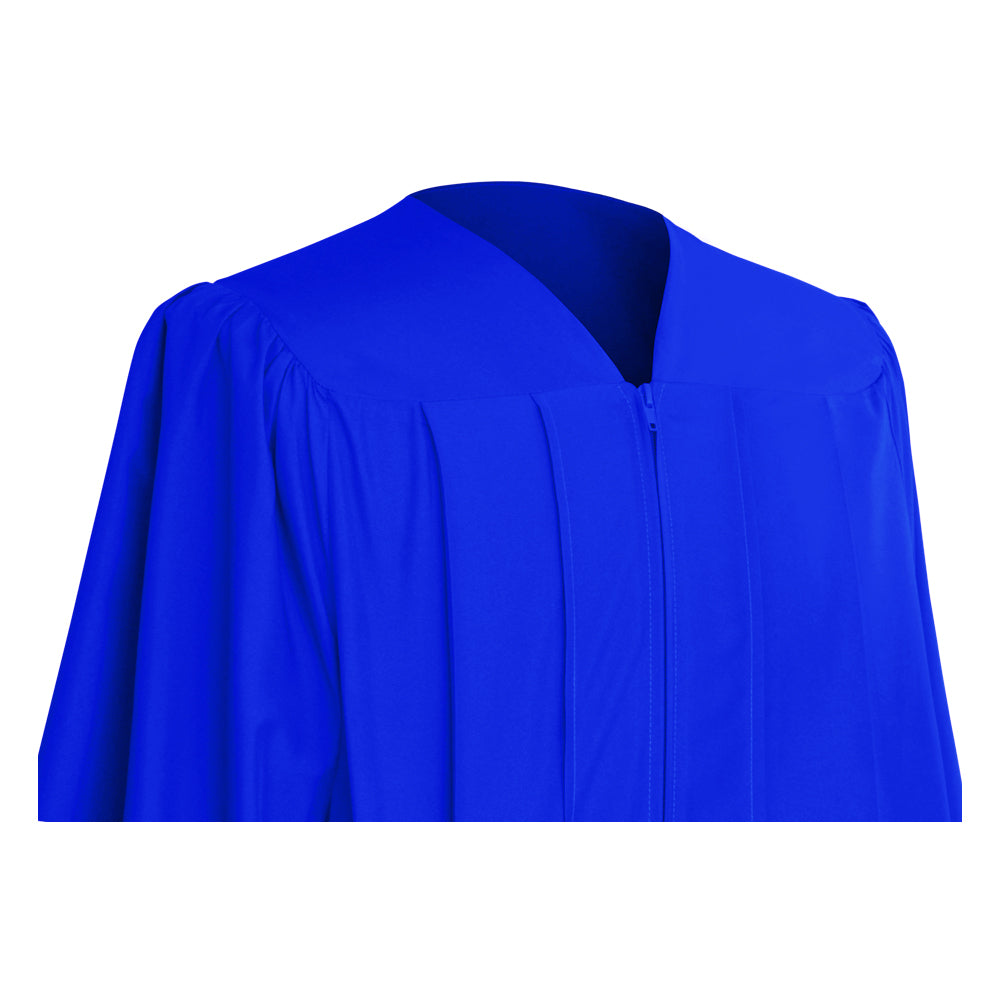 Matte Royal Blue College and University Graduation Gown – Graduation World