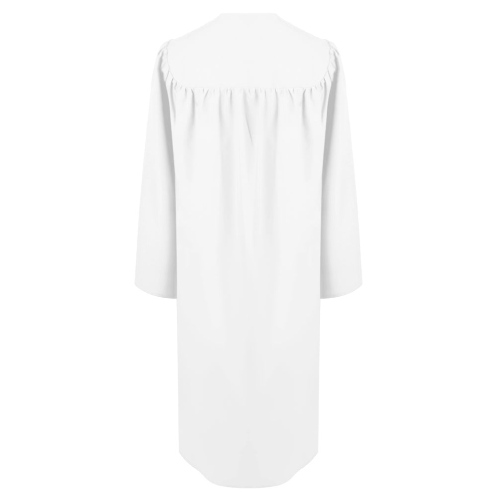 Matte White Faculty Staff Graduation Gown