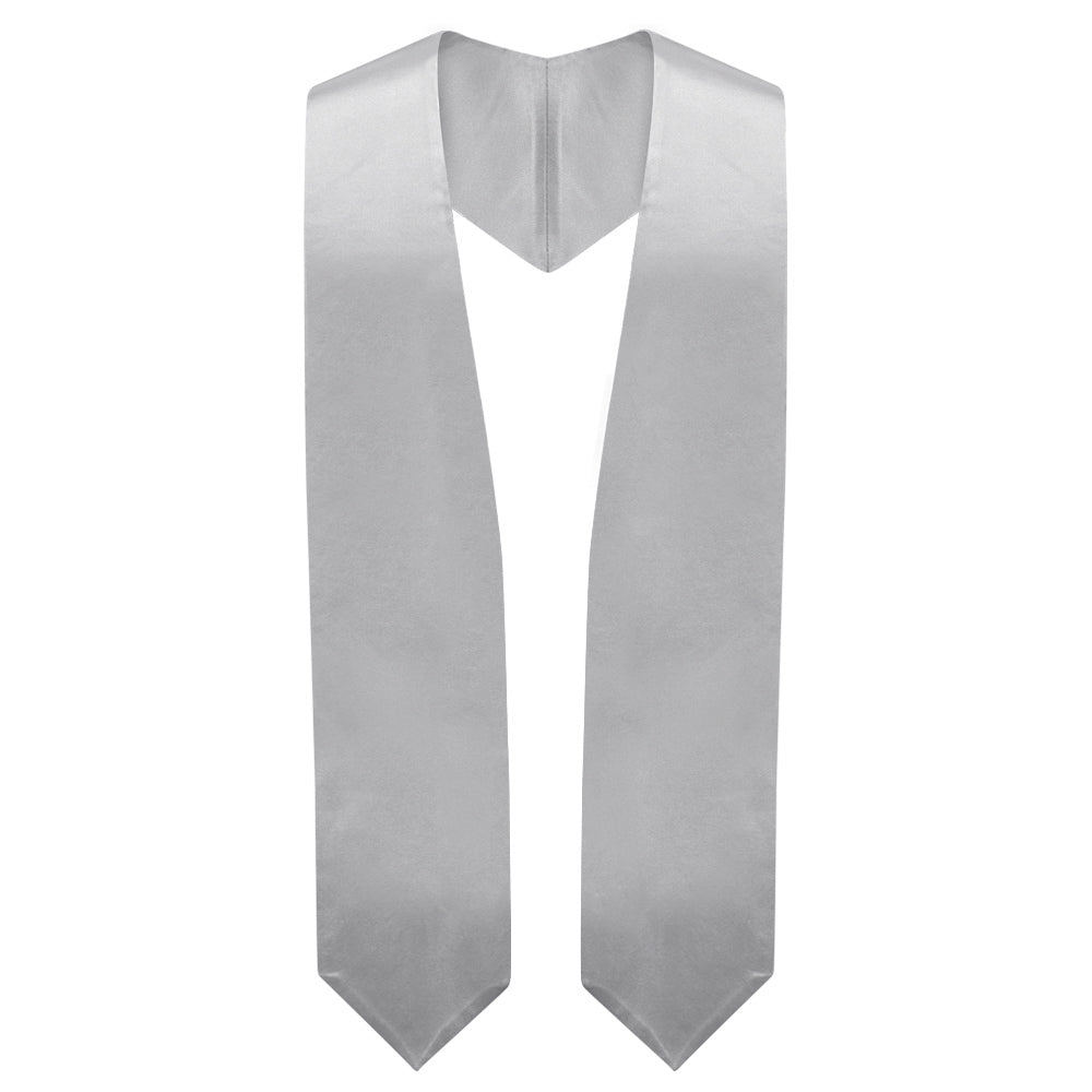 Silver Graduation Stole