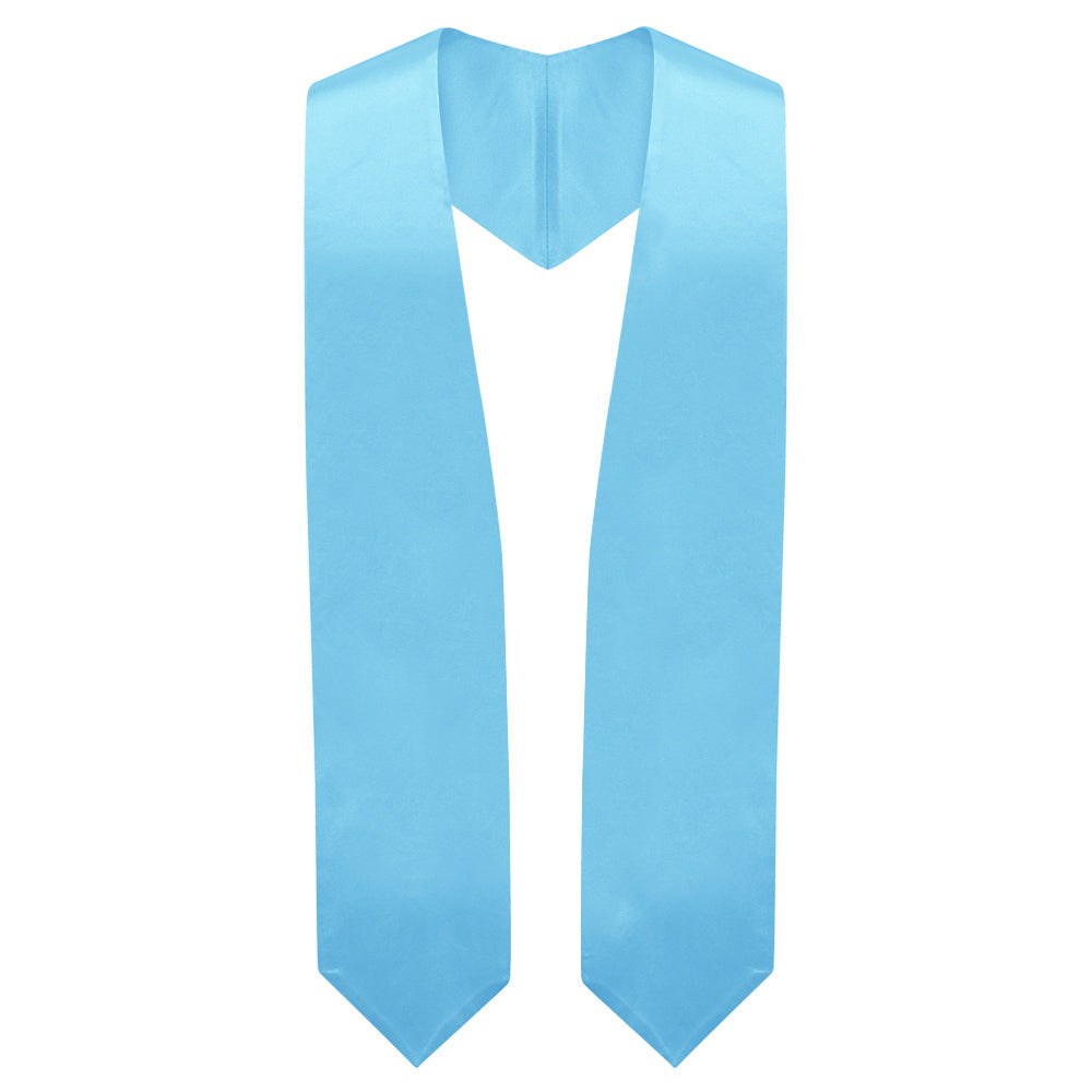 Light Blue Graduation Stole