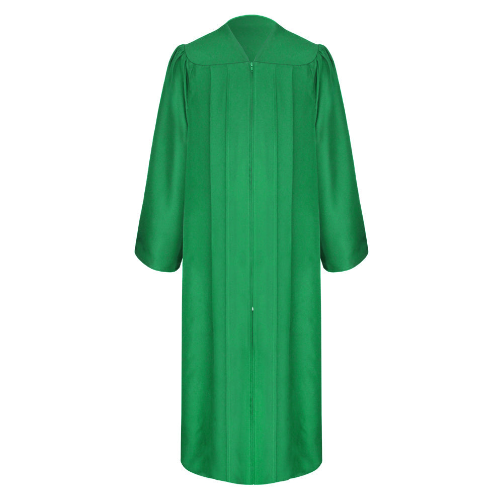 Eco-Friendly Green Bachelor Graduation Gown
