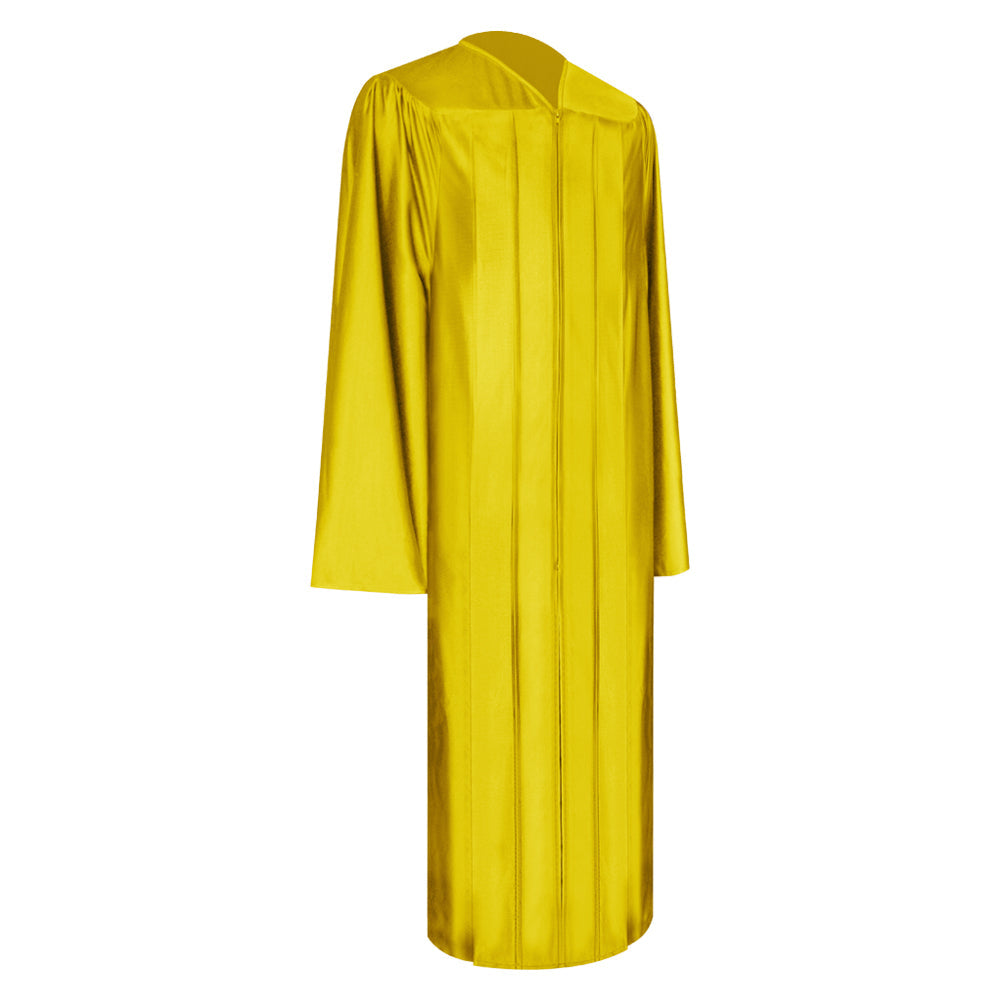 Shiny Gold Graduation Gown