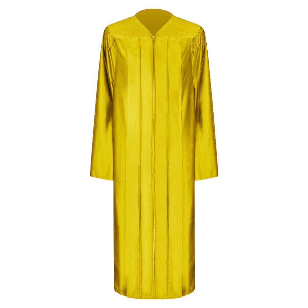 Shiny Gold Graduation Gown