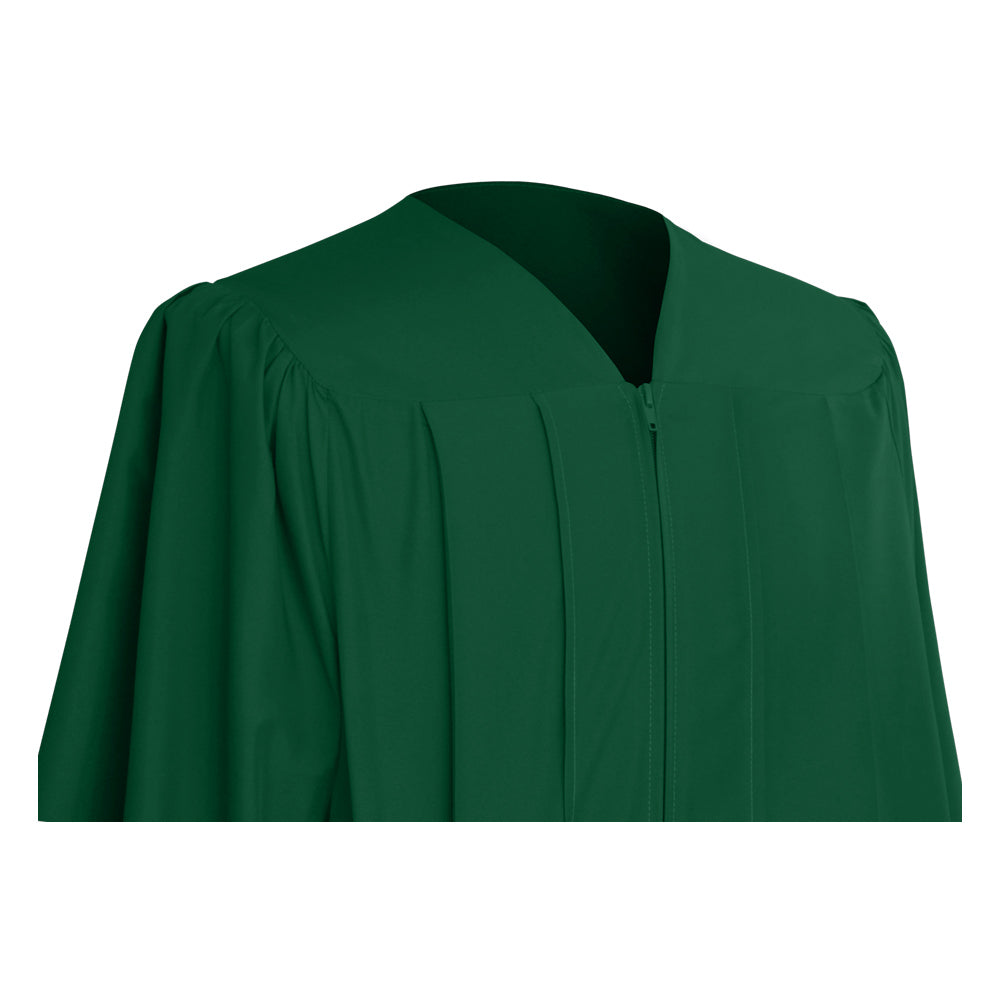 Matte Hunter Green Technical and Vocational Graduation Gown