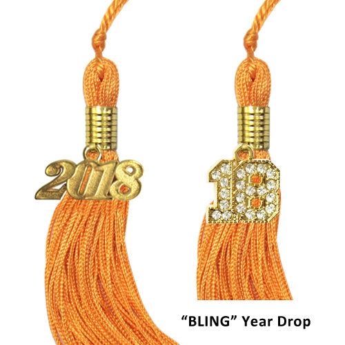 Orange Graduation Tassel