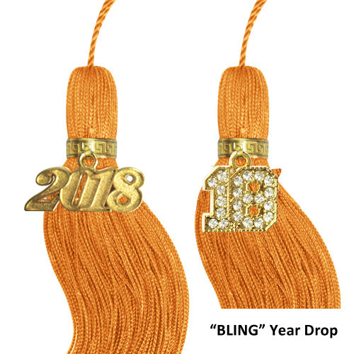 Orange Graduation Jumbo Tassel