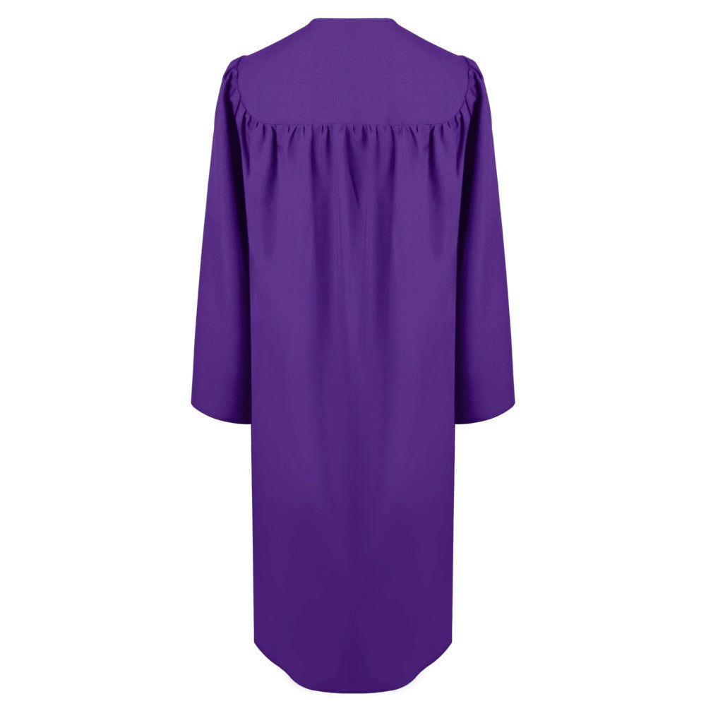 Matte Purple Graduation Gown
