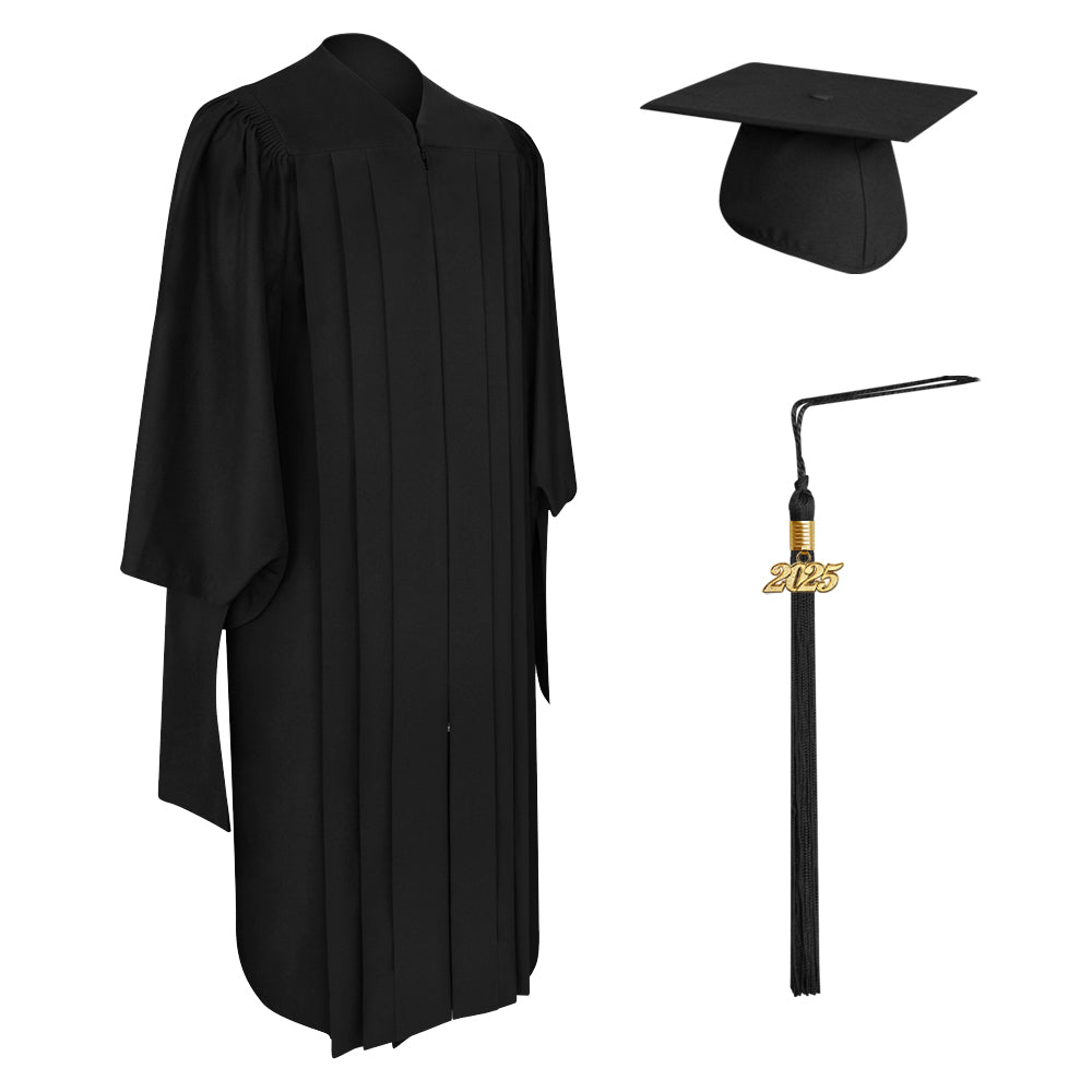 Deluxe Master Graduation Cap, Gown & Tassel