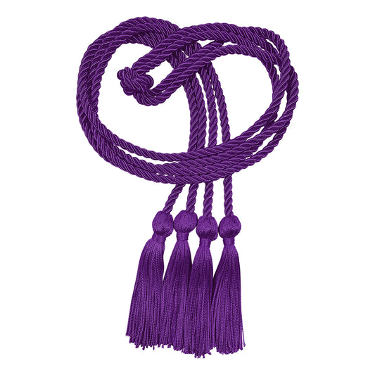 Double  Purple Graduation Honor Cord