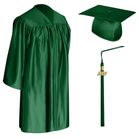 Hunter Child Graduation Cap, Gown & Tassel