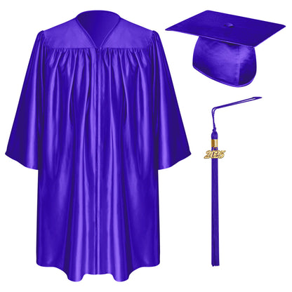 Purple Child Graduation Cap, Gown & Tassel