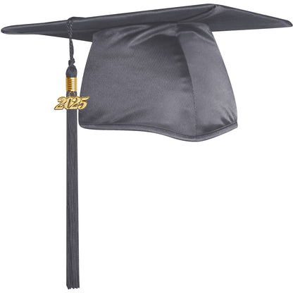 Child Silver Graduation Cap with Tassel