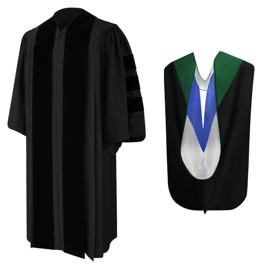 Deluxe Doctor Gown & Hood Package