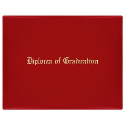 Graduation Cover Red Red Imprinted Diploma Of Graduation Cover – Graduation World