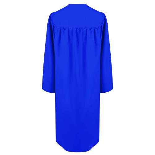 Matte Royal Blue Elementary School Graduation Gown