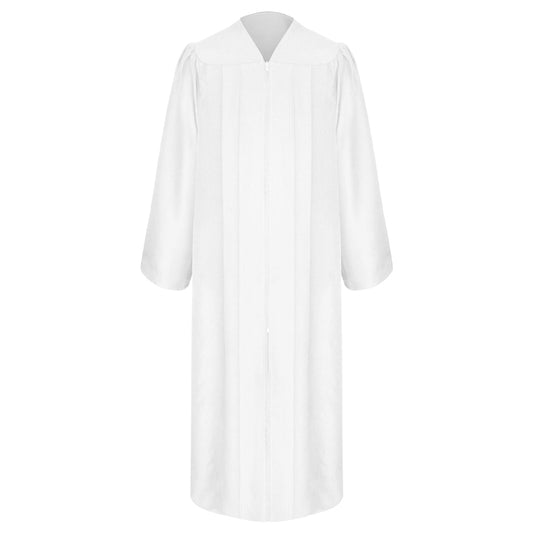 Matte White Faculty Staff Graduation Gown