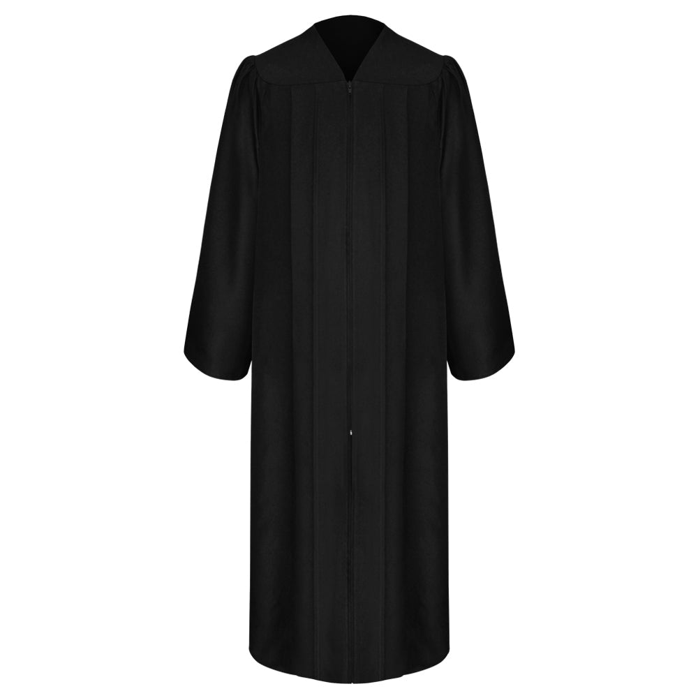 Matte Black Elementary Graduation Gown