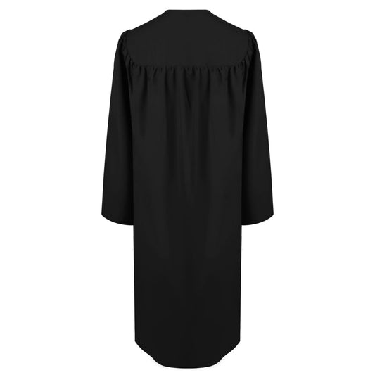 Matte Black Faculty Staff Graduation Gown