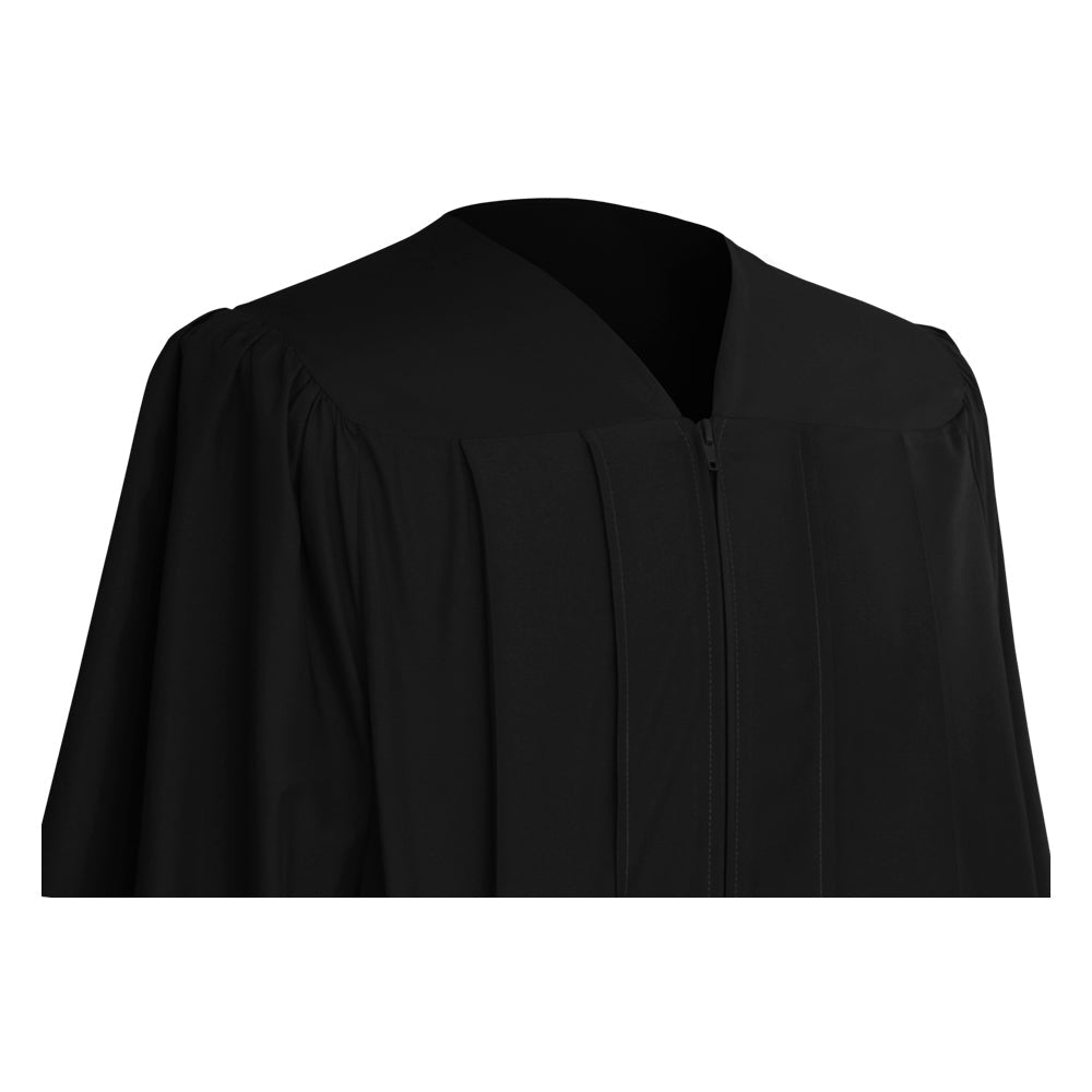 Matte Black Elementary Graduation Gown