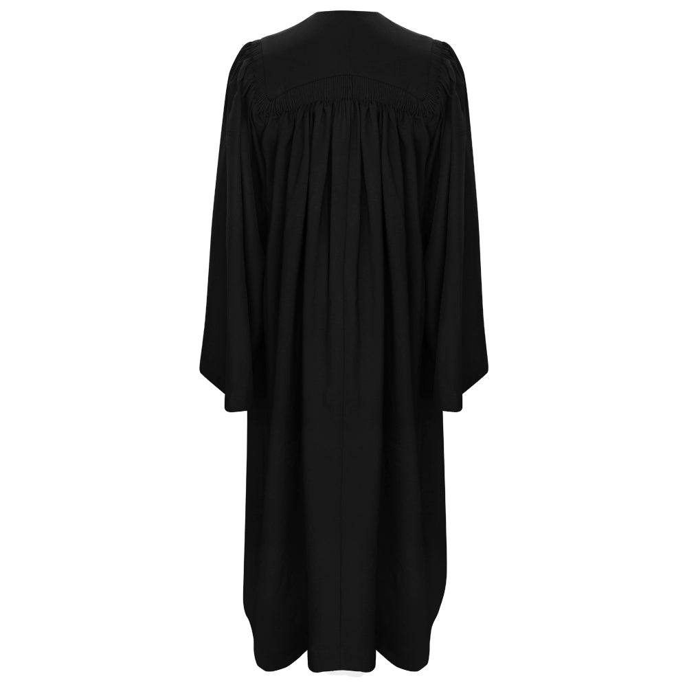 Deluxe Black Bachelor Graduation Gown