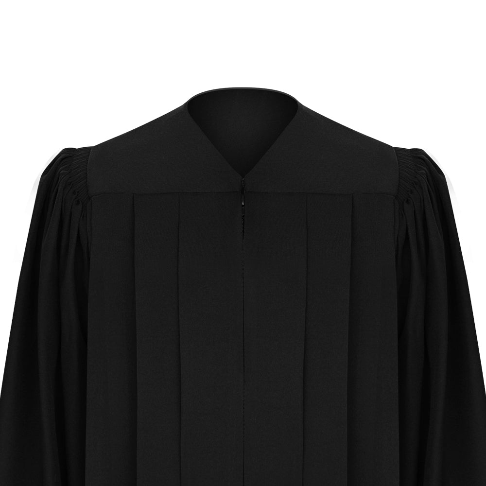 Deluxe Black Bachelor Graduation Gown