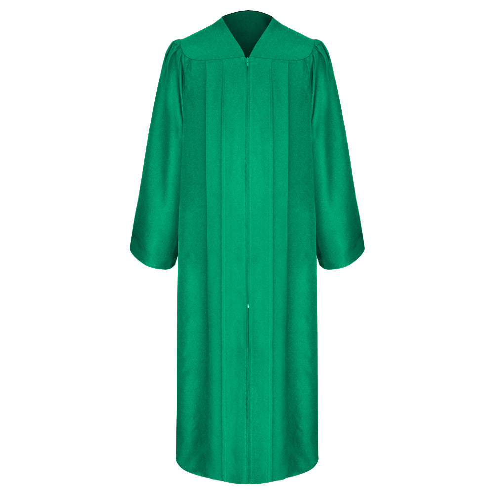 Matte Emerald Green Elementary Graduation Gown