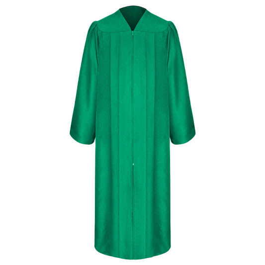 Matte Emerald Green Elementary Graduation Gown