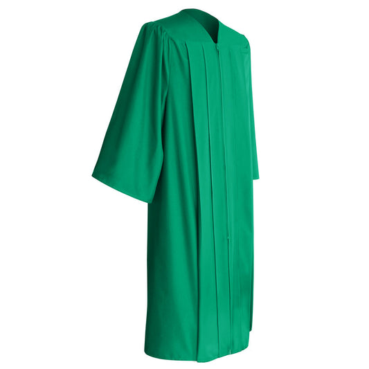 Matte Emerald Green High School Graduation Gown