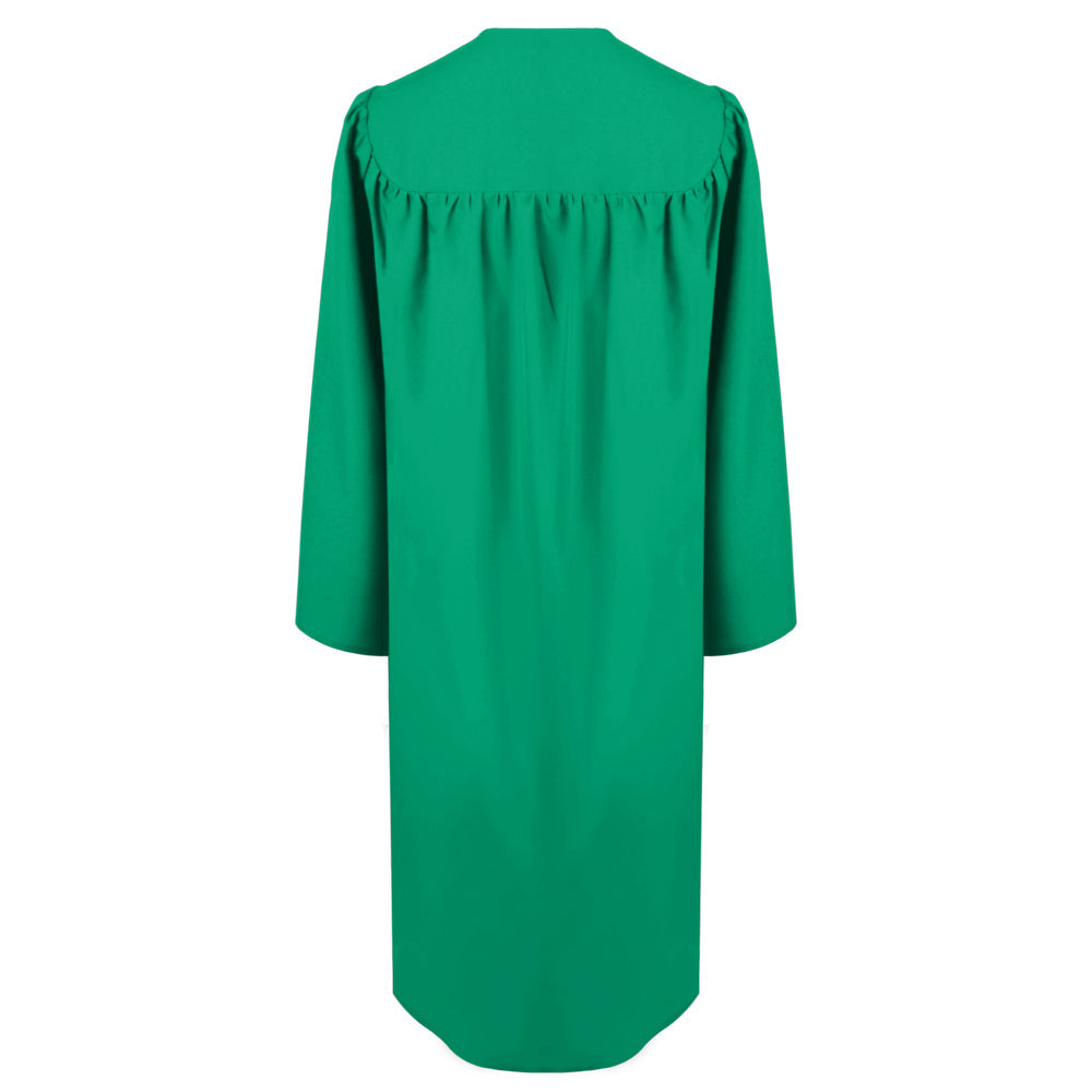 Matte Emerald Green Graduation Gown