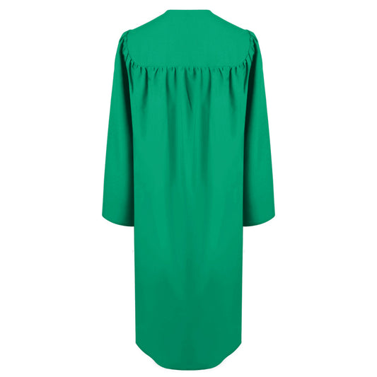 Matte Emerald Green Bachelor Graduation Gown