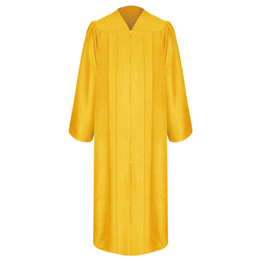 Matte Gold High School Graduation Gown