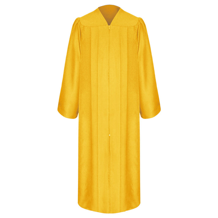 Matte Gold Graduation Gown|High School – Graduation World