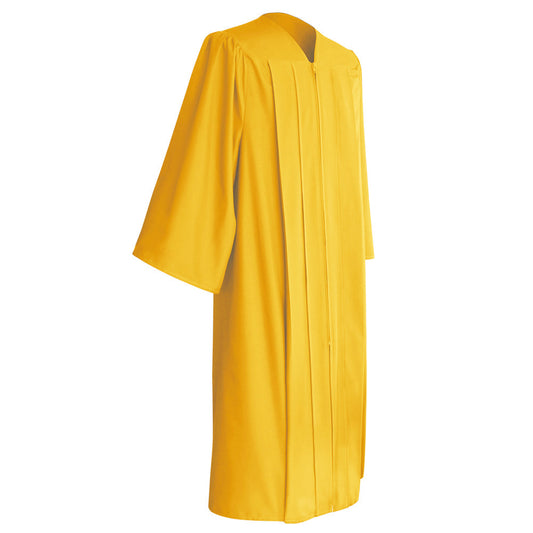 Matte Gold Middle School and Junior High Graduation Gown