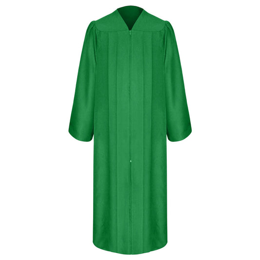 Matte Green Technical and Vocational Graduation Gown