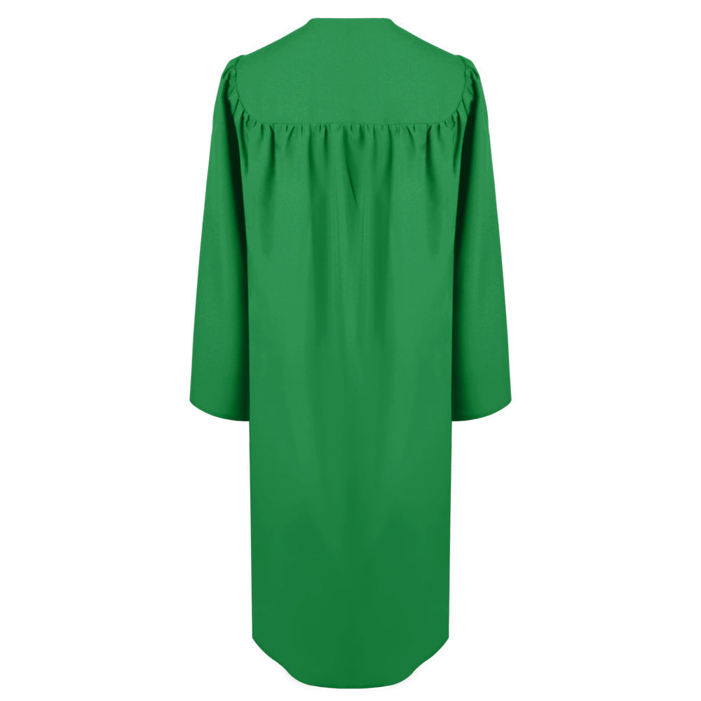 Matte Green Elementary Graduation Gown