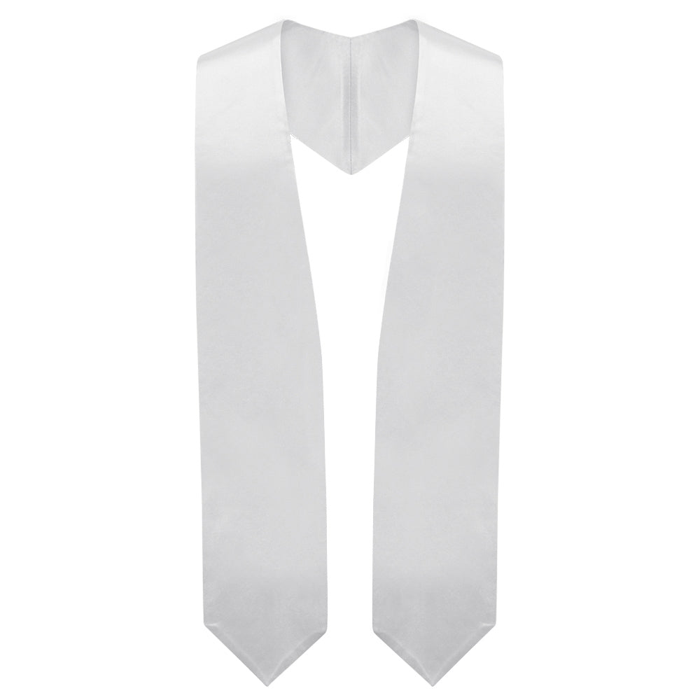 White Graduation Stole