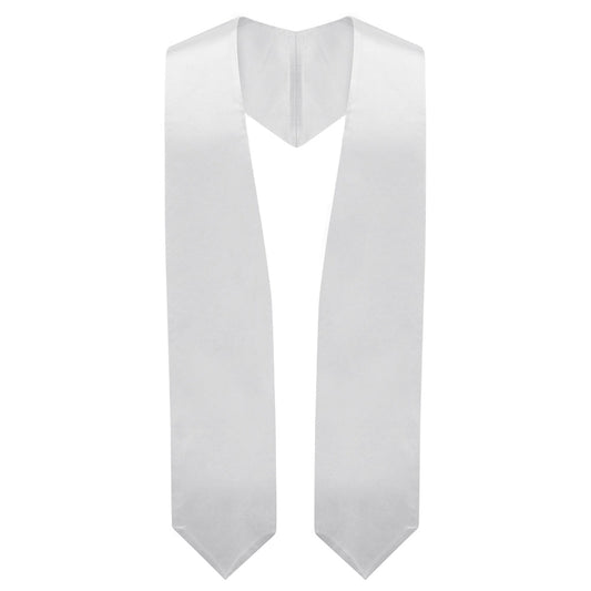 White Graduation Stole