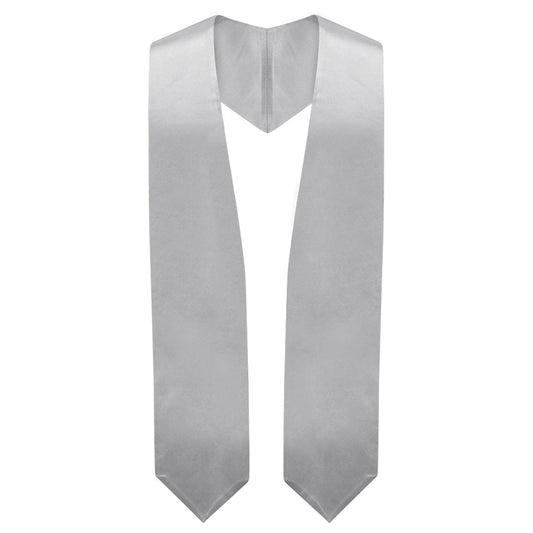 Silver Graduation Stole