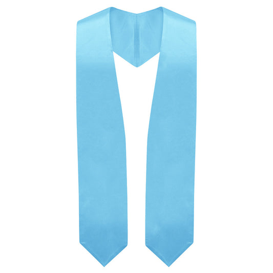 Light Blue Graduation Stole