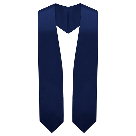 Navy Blue Graduation Stole