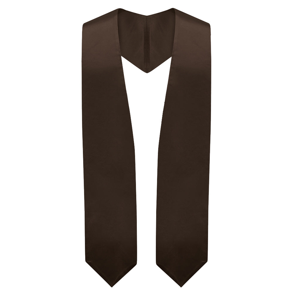 Brown Graduation Stole