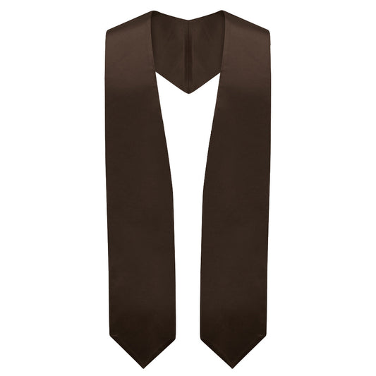 Brown Graduation Stole