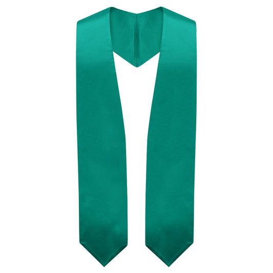 Emerald Green Graduation Stole