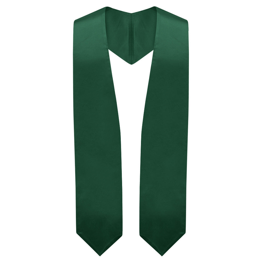 Hunter Green Graduation Stole