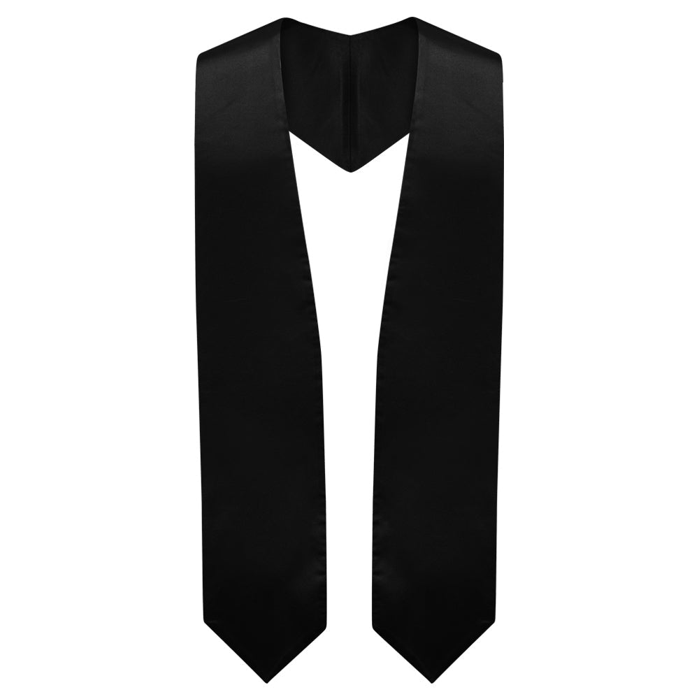 Black Graduation Stole