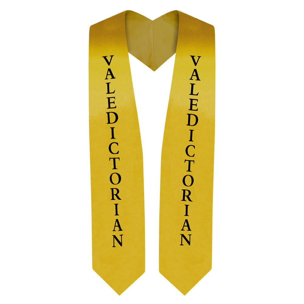 Gold Valedictorian Graduation Stole