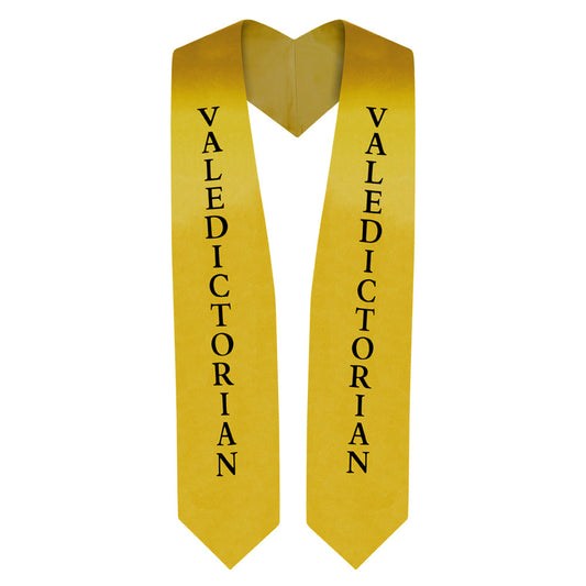 Gold Valedictorian Graduation Stole