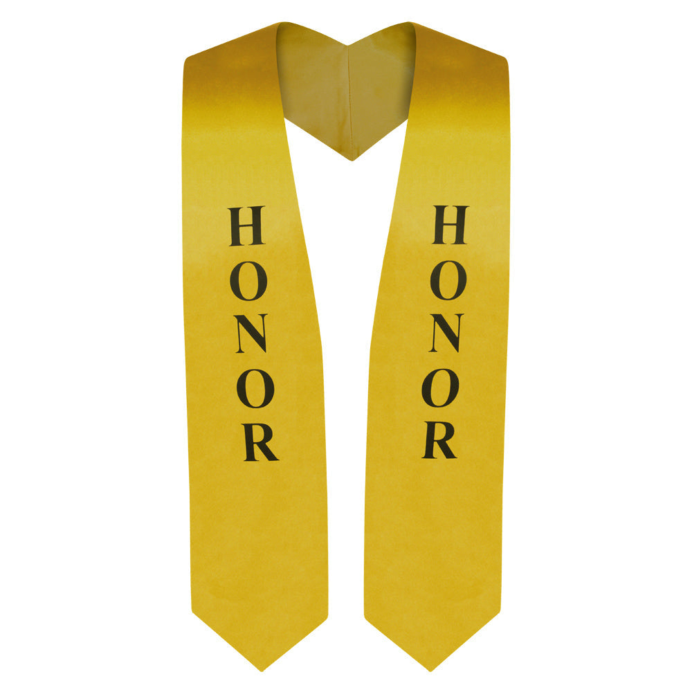 Gold Honor Graduation Stole