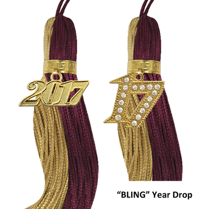 Three Color Graduation Jumbo Tassel